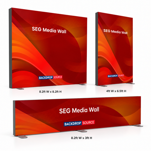 Non-lit SEG Fabric Displays