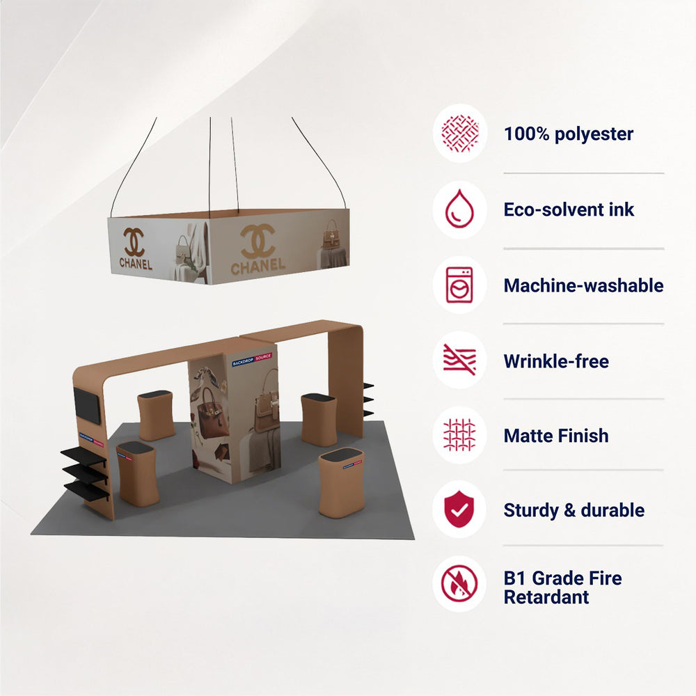 Modular Booth Kits 20ft x 20ft - Model 08