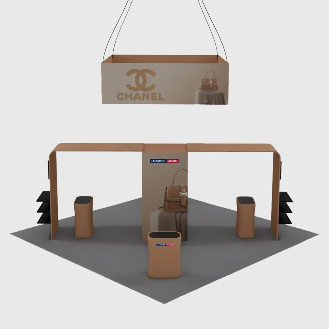 Modular Booth Kits 20ft x 20ft - Model 08