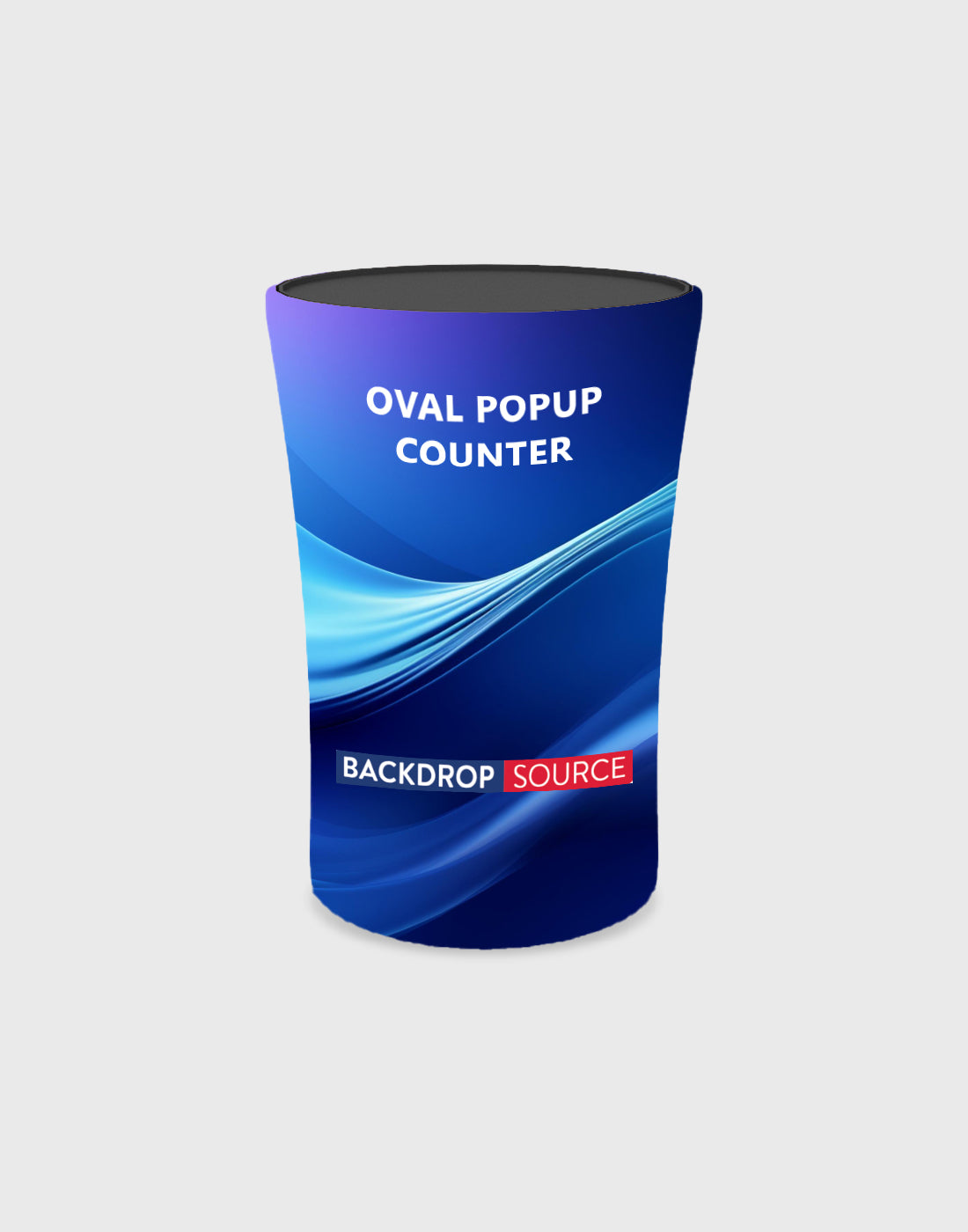 Backlit Oval Popup Counter