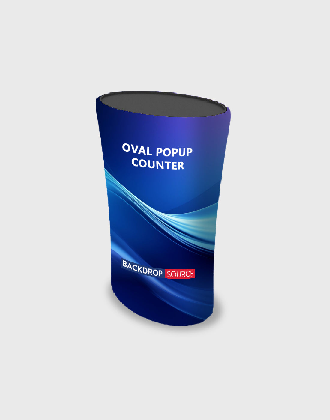 Backlit Oval Popup Counter