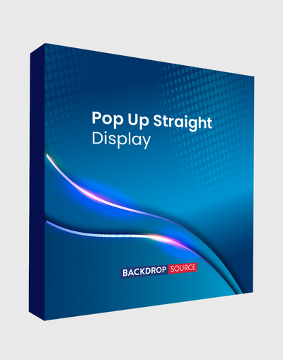 Portable Straight Fabric Pop-Up Wall