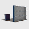 Kit d'exposition pliante droite 3-en-1 Exhibit Pro de 3 m x 3 m avec éclairage Illume 