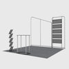 Présentoir portable 3 m x 3 m - Modèle 18 
