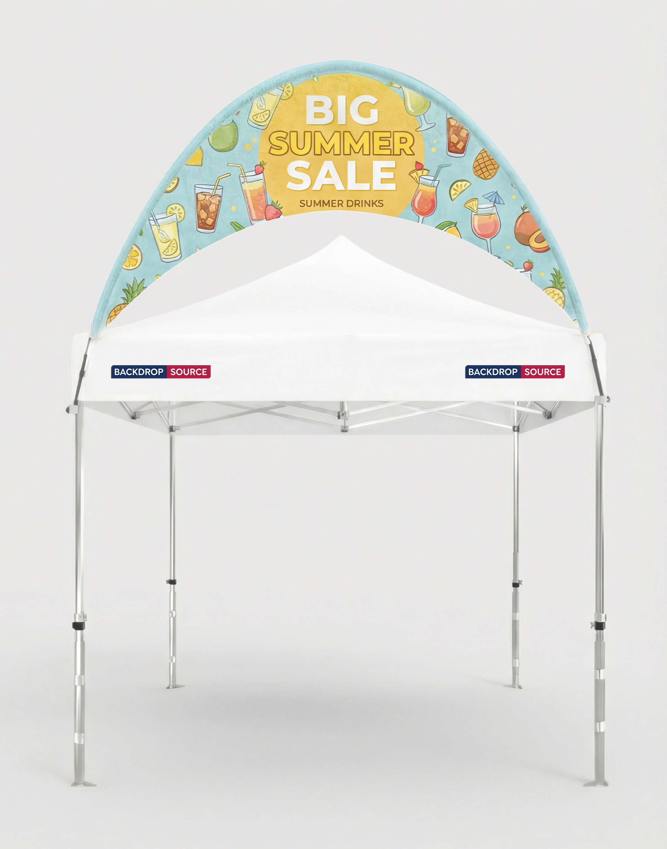 Curved Outdoor Billboard Banner (only billboard)