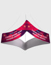 Curved Square Quad Hanging Banner