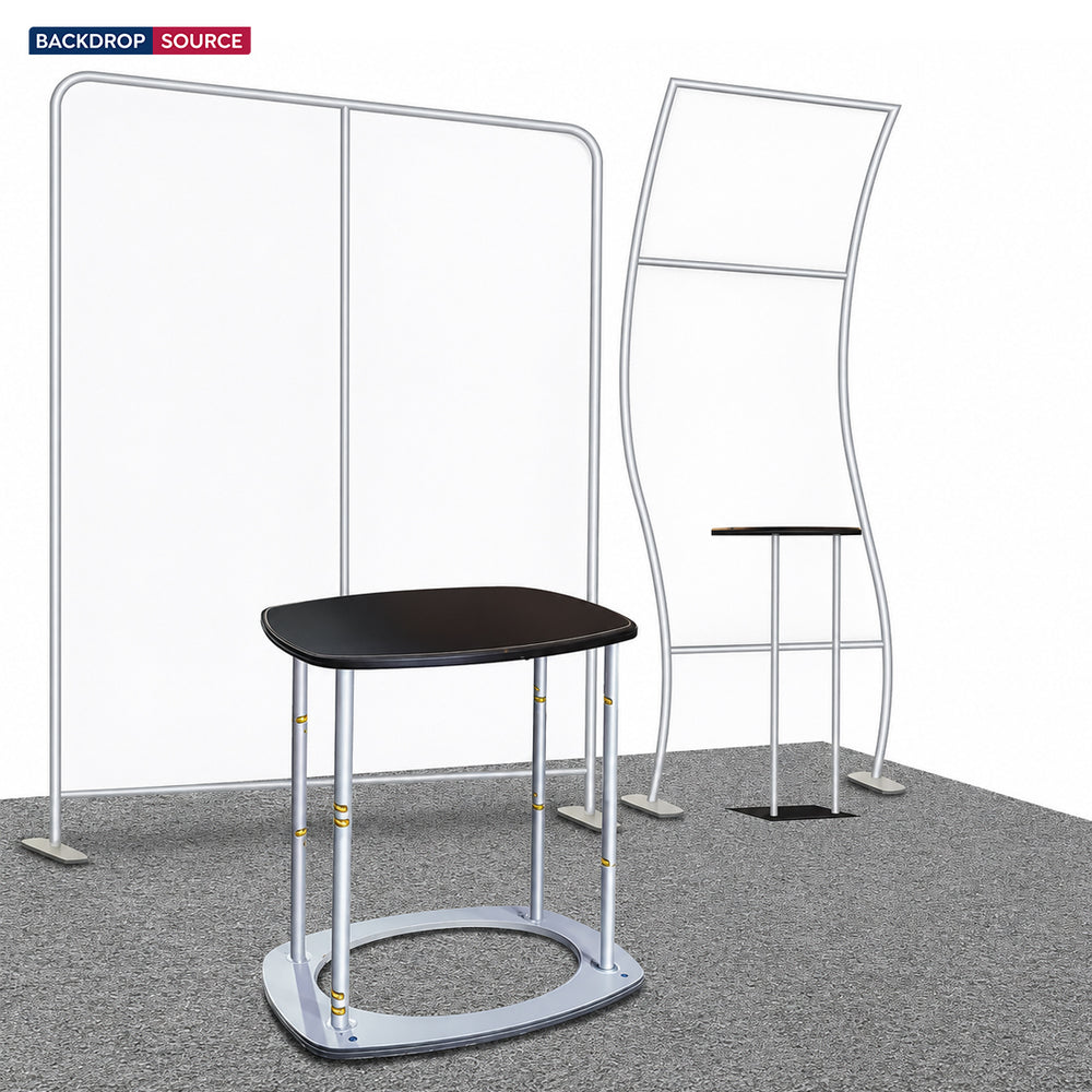 10x10 Curved Tension Fabric Backwall Display