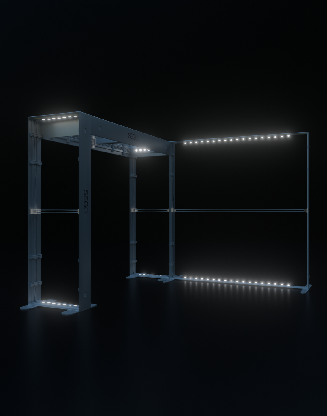 SEGO Backlit Booth 10ft x 10ft - Model 1