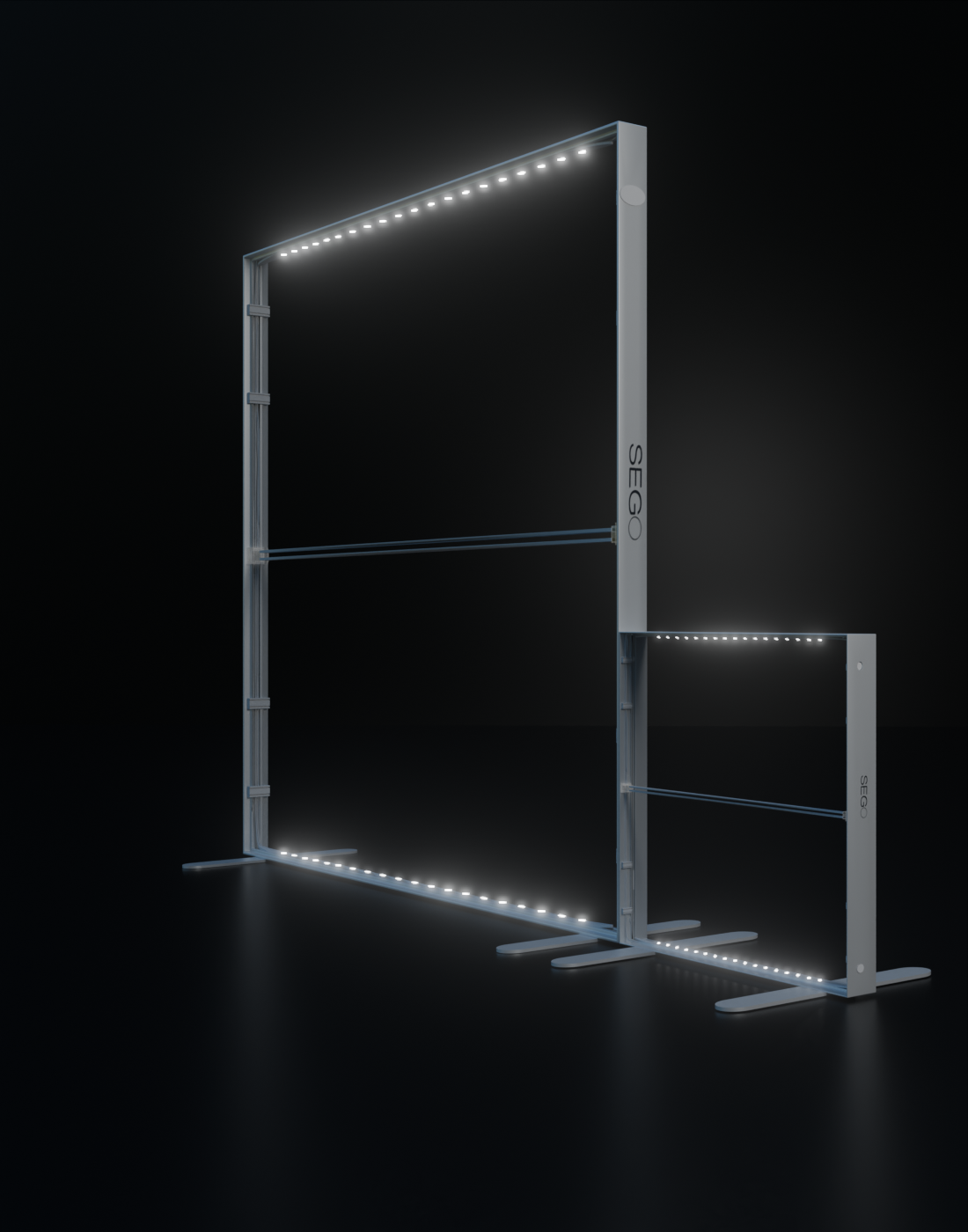 SEGO Backlit Booth 10ft x 10ft - Model 2