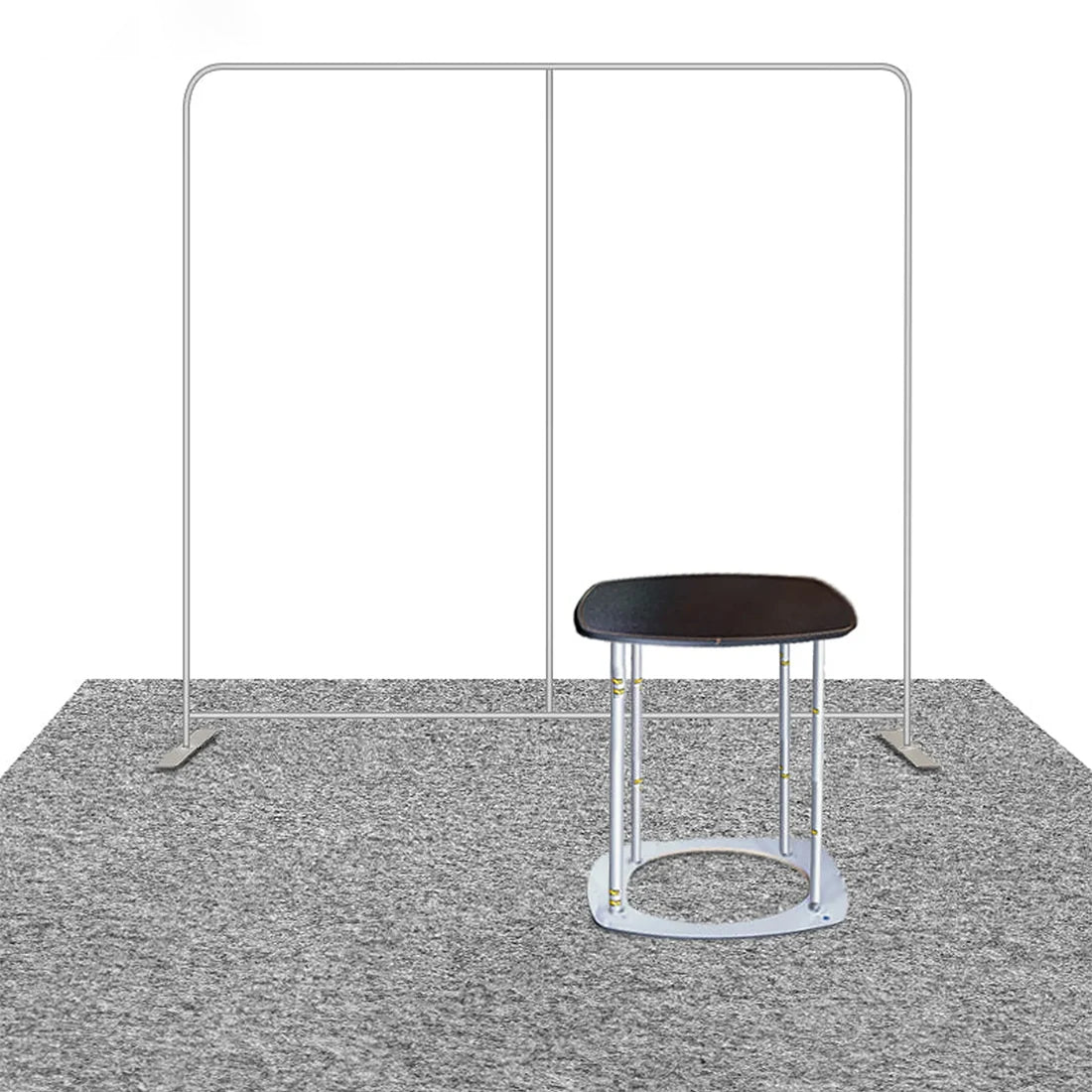 Kit d'affichage 3-en-1 Straight Exhibit Pro de 3 m x 3 m avec éclairage Illume 