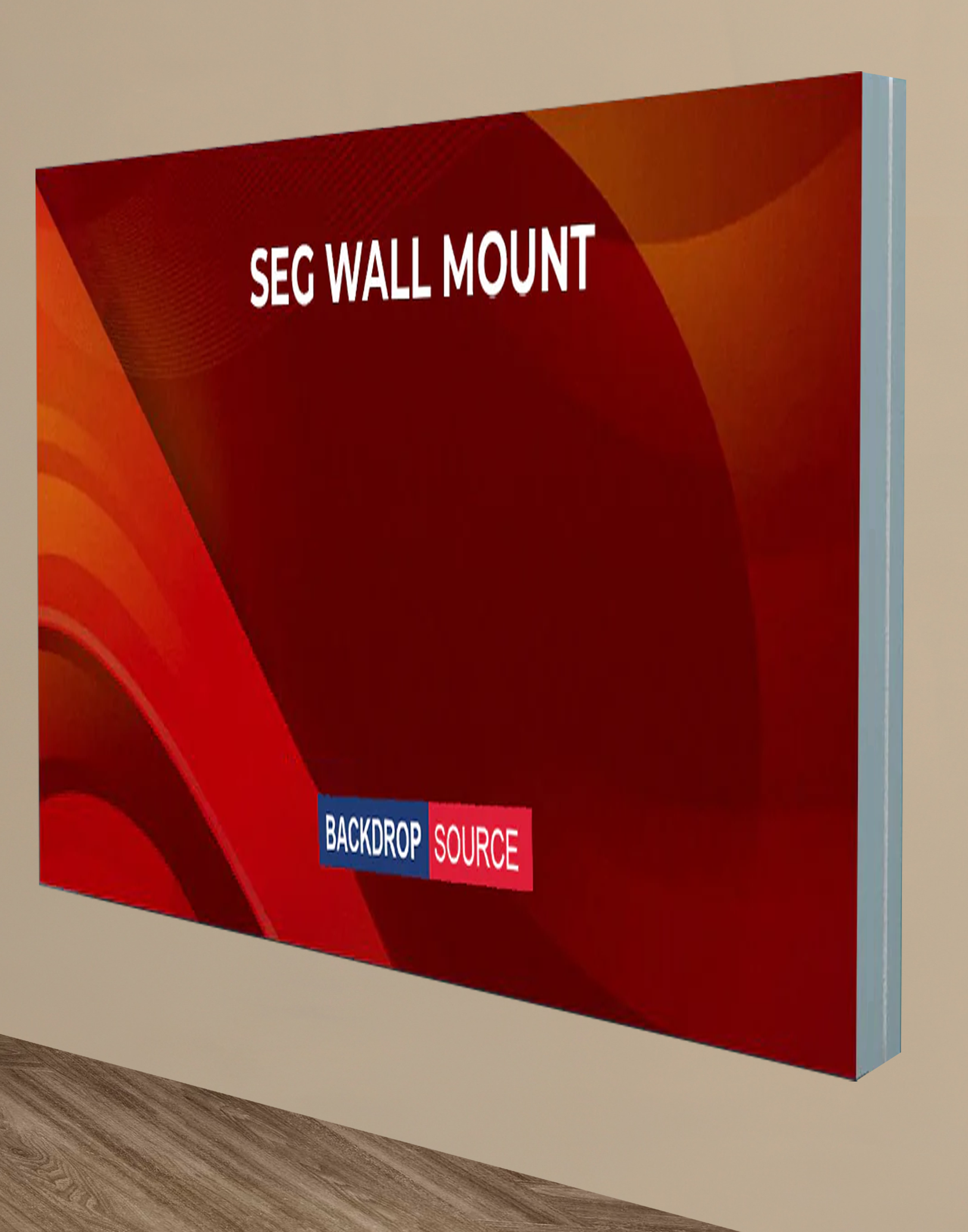 Wall-Mounted SEG Fabric Display – 3.15" & 4.7" Depth