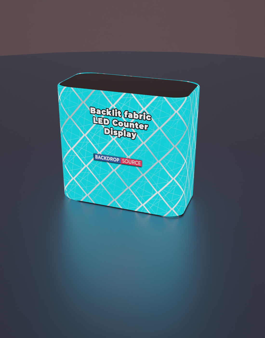 Backlit fabric LED Counter Display 3ft/4ft/6ft W