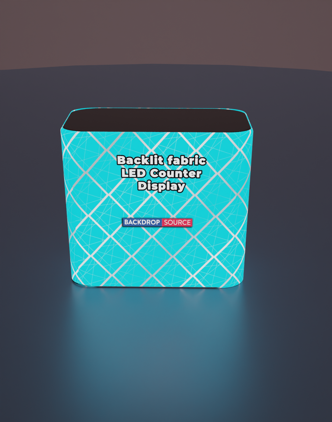 Backlit fabric LED Counter Display 3ft/4ft/6ft W