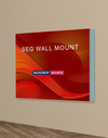 Wall-Mounted SEG Fabric display - 4" Depth
