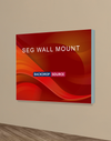 Wall-Mounted SEG Fabric display - 1.57" Depth