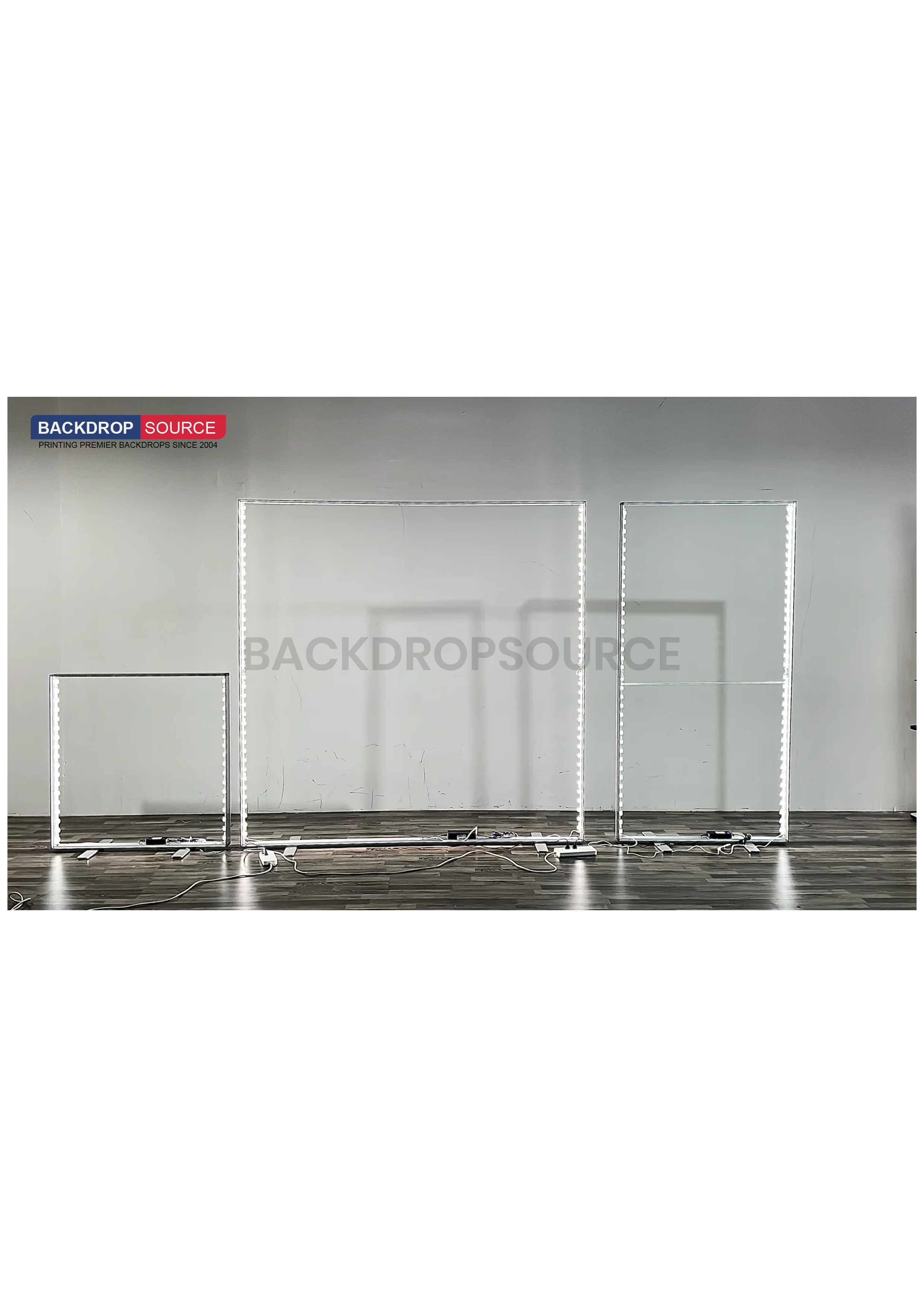 SEG Frameless Fabric LED Light Box Display - 16.4ft W x 8.2ft H
