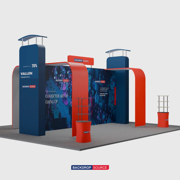 Modular Booth Kits 20ft x 20ft - Model 04