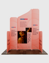 Magnetic Fabric Booth Display - Model 3 (6.5 x 6.5ft)