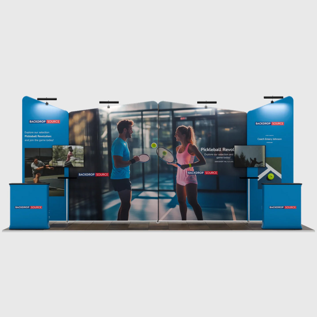 Présentoir portable 6 m x 3 m - Modèle 2 