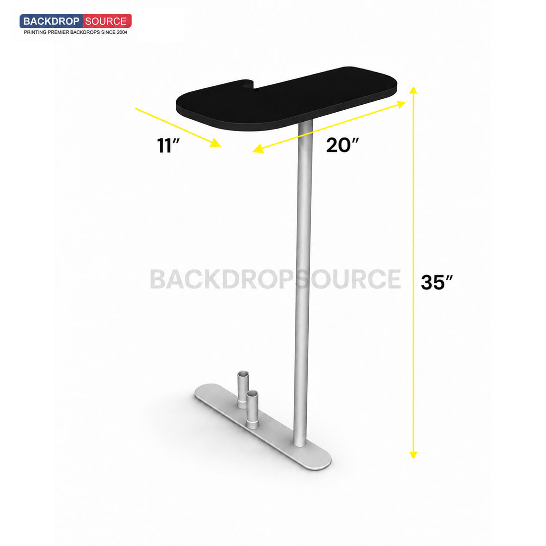 Présentoir portable 6 m x 3 m - Modèle 2 
