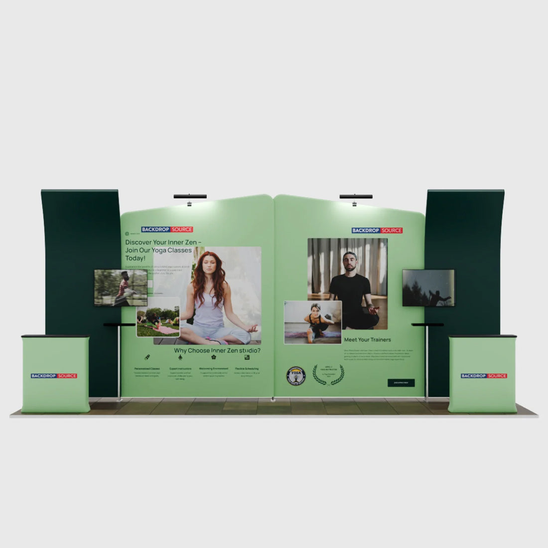 Présentoir portable 6 m x 3 m - Modèle 3 