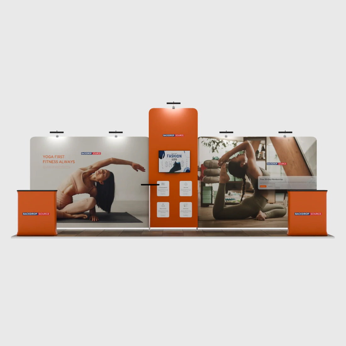 Présentoir portable 6 m x 3 m - Modèle 12 