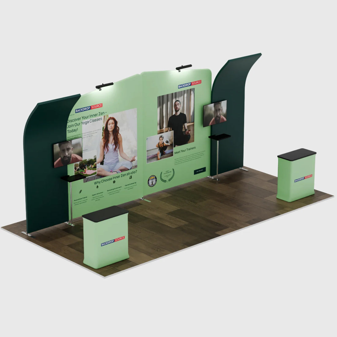Présentoir portable 6 m x 3 m - Modèle 3 