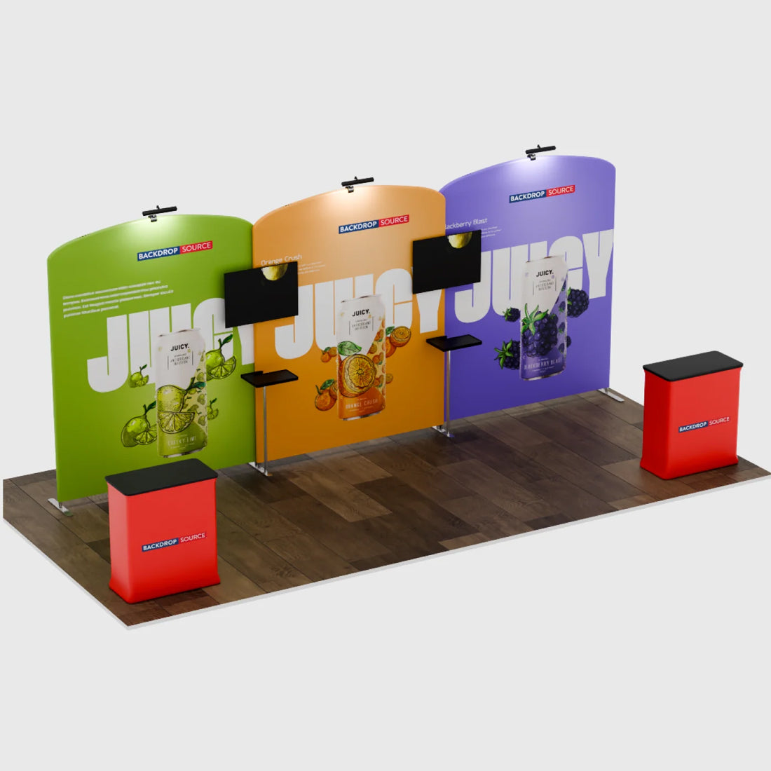 Portable Exhibit Display 20ft x 10ft - Model 11