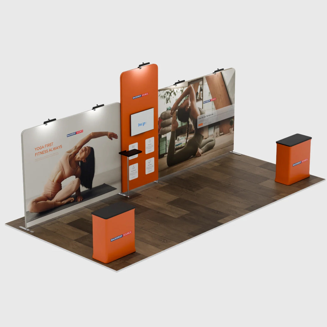 Présentoir portable 6 m x 3 m - Modèle 12 