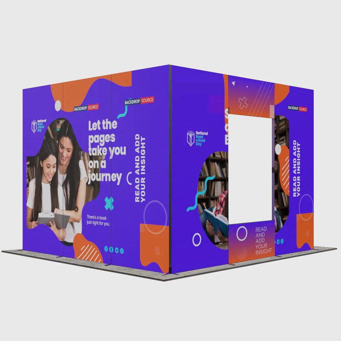 Foldable SEG Exhibition Display - Model 12