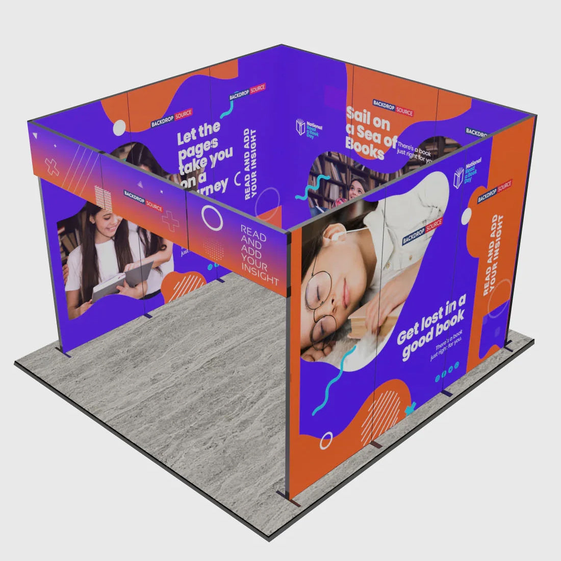 Présentoir pliable SEG - Modèle 11 