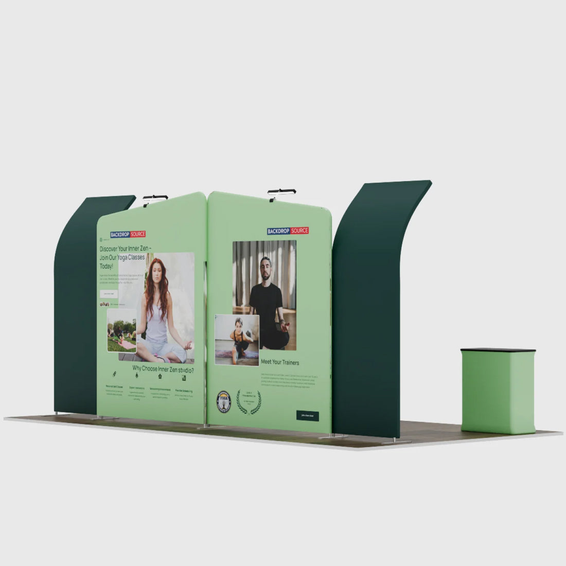 Présentoir portable 6 m x 3 m - Modèle 3 