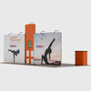 Présentoir portable 6 m x 3 m - Modèle 12 