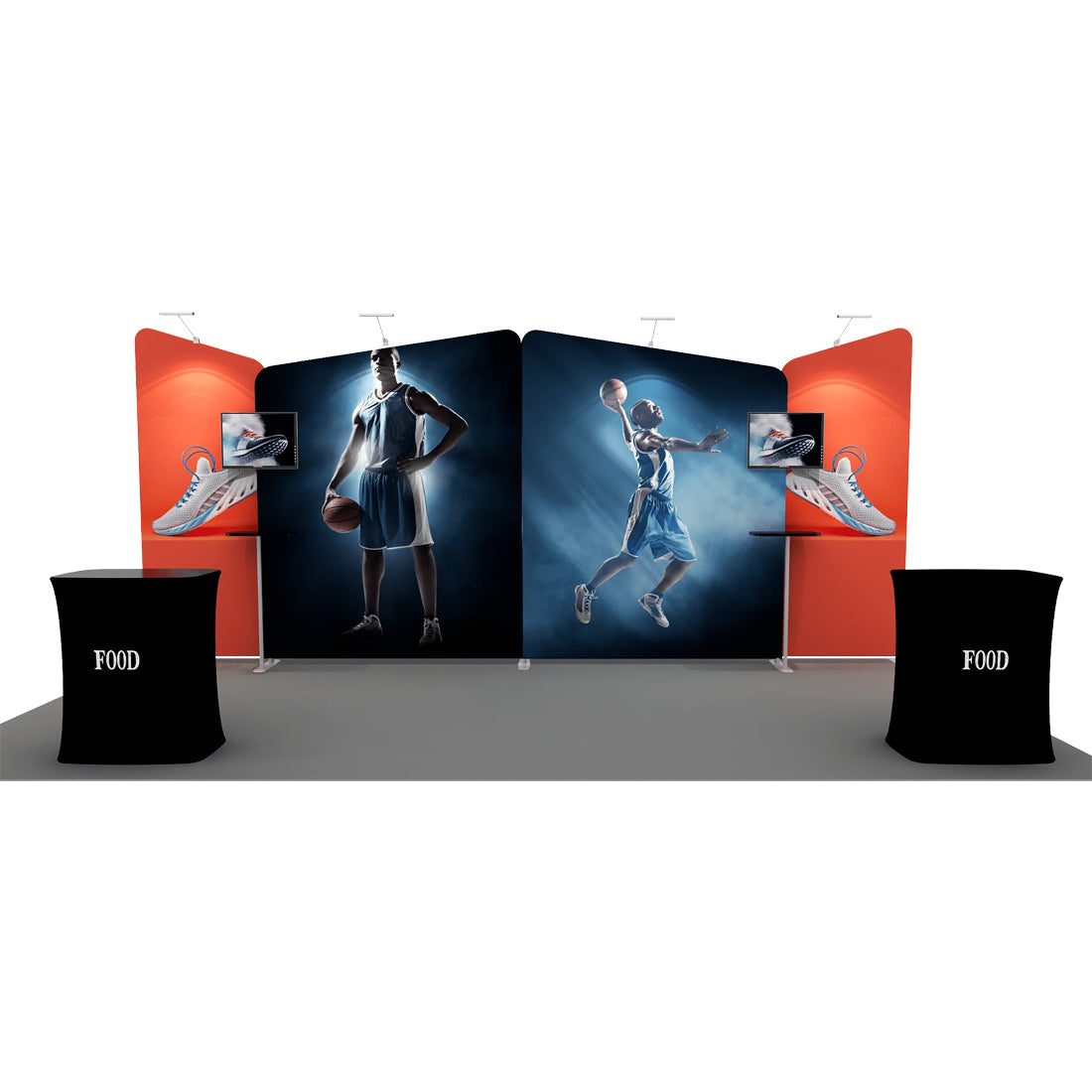 Présentoir portable 6 m x 3 m - Modèle 2 