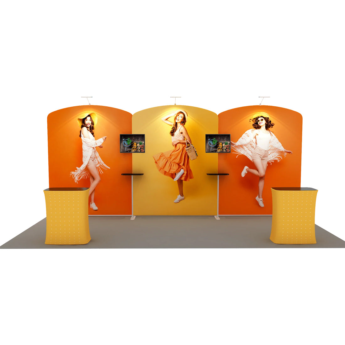 Portable Exhibit Display 20ft x 10ft - Model 11