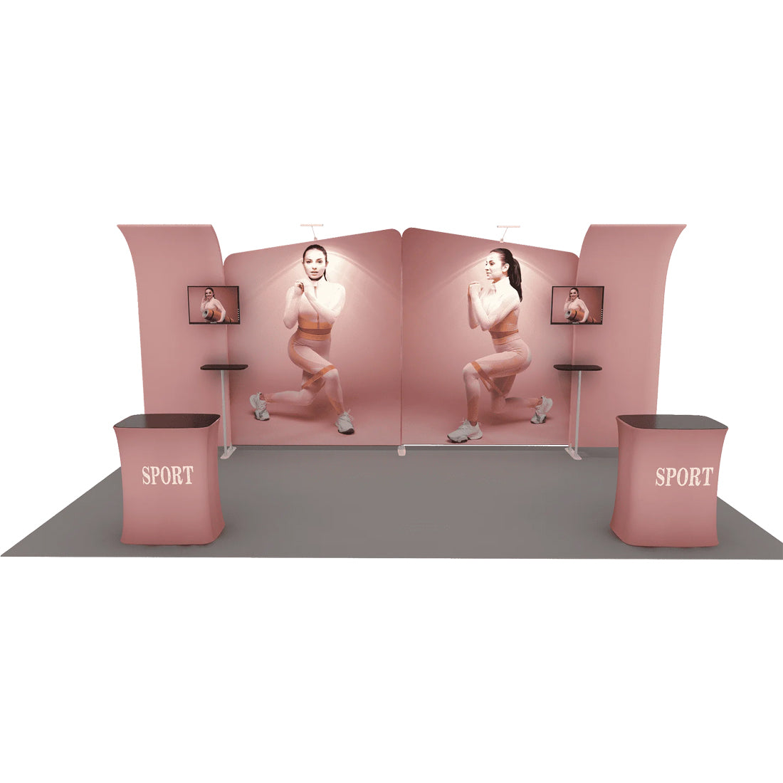 Présentoir portable 6 m x 3 m - Modèle 3 