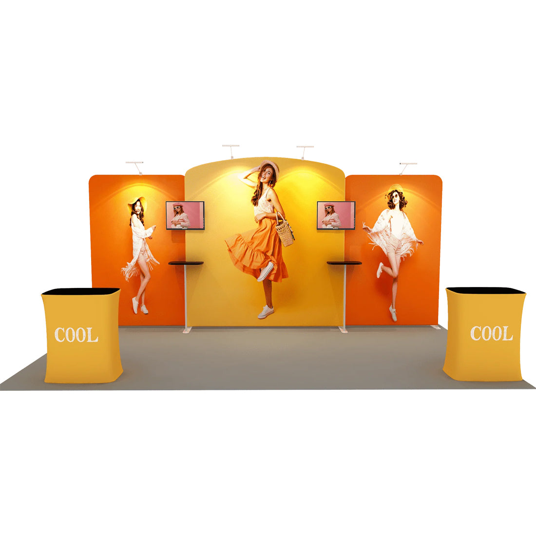 Présentoir portable 6,10 m x 3,05 m - Modèle 7 