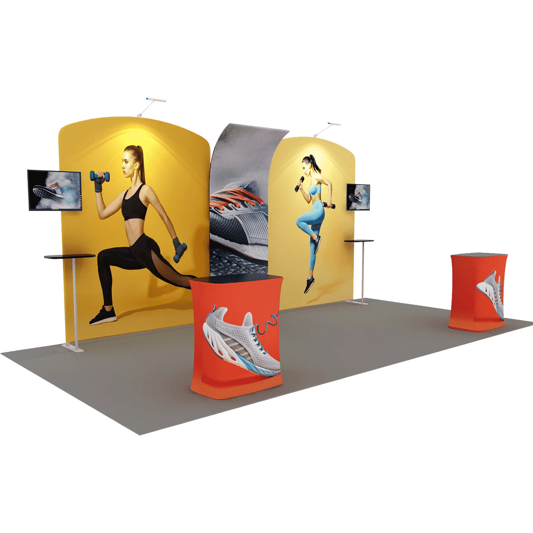 Présentoir portable 6 m x 3 m - Modèle 9 
