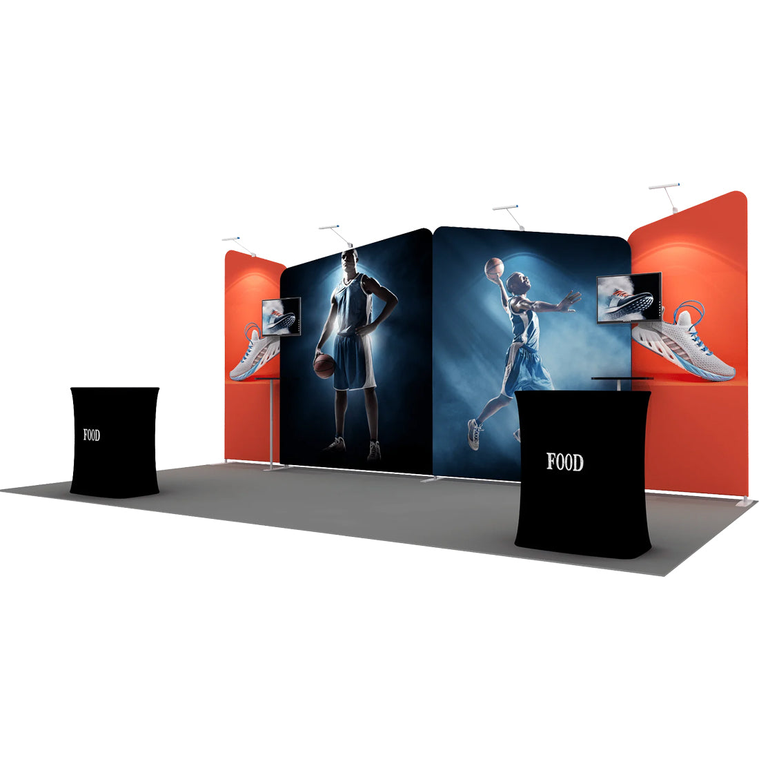 Présentoir portable 6 m x 3 m - Modèle 2 