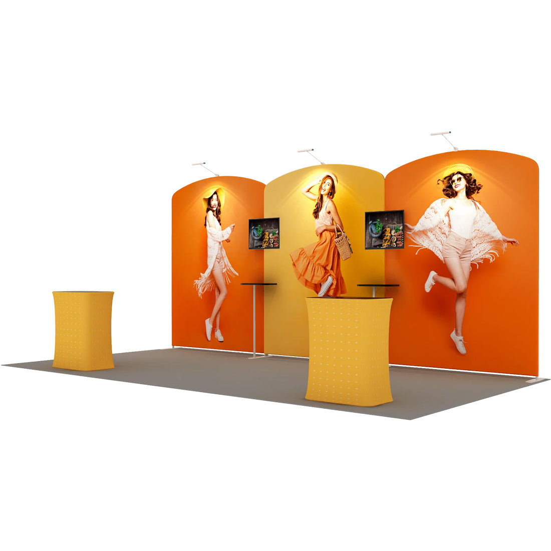 Portable Exhibit Display 20ft x 10ft - Model 11