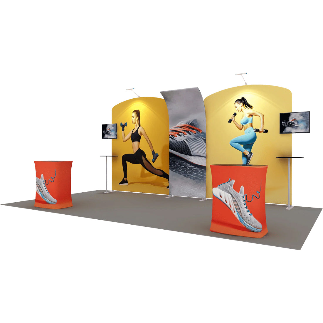 Présentoir portable 6 m x 3 m - Modèle 9 