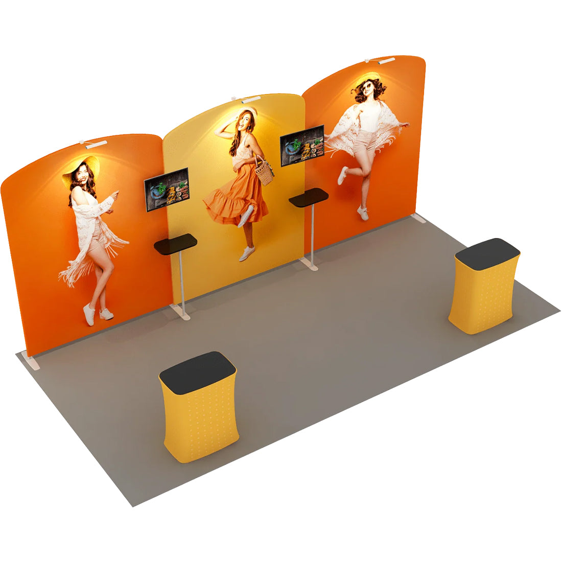 Portable Exhibit Display 20ft x 10ft - Model 11