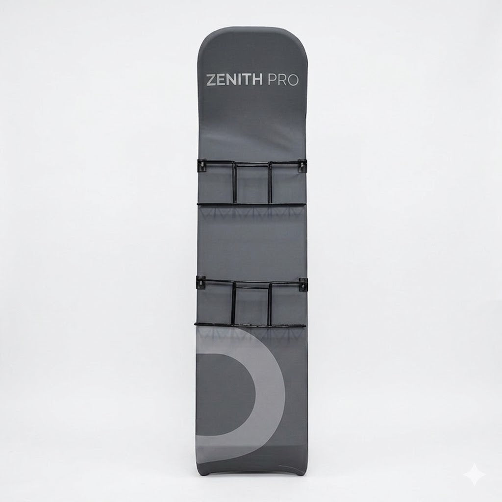 Modern S-Shaped Brochure Stand