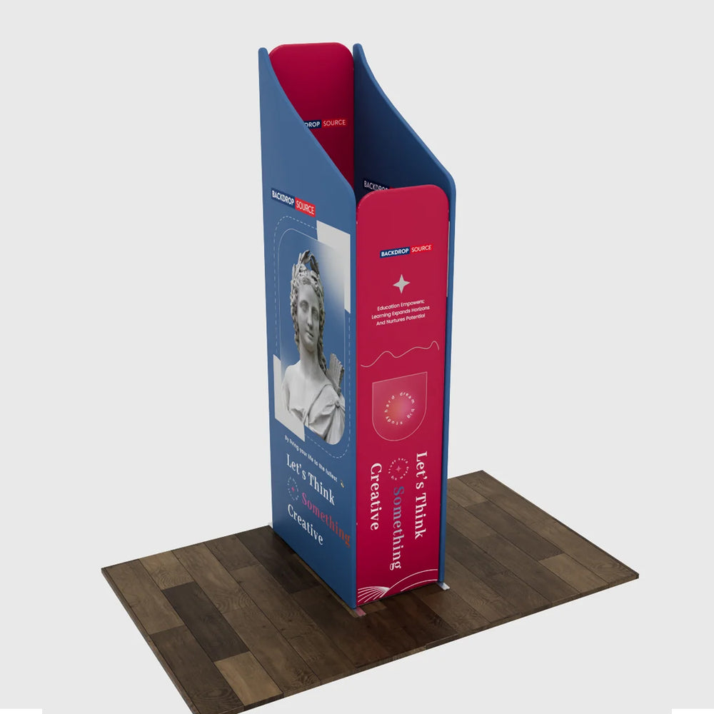 Magnetic Fabric Booth Display - Model 4 (6.5 x 6.5ft)