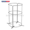6.5x6.5 Magnetic Fabric Booth Wall with 4 Curved Panels
