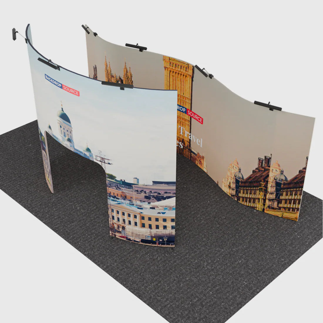 Présentoir portable 6,10 m x 3,05 m - Modèle 21 