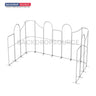 20x20 Magnetic Fabric Booth Wall with 13 Panels & Angled Sections