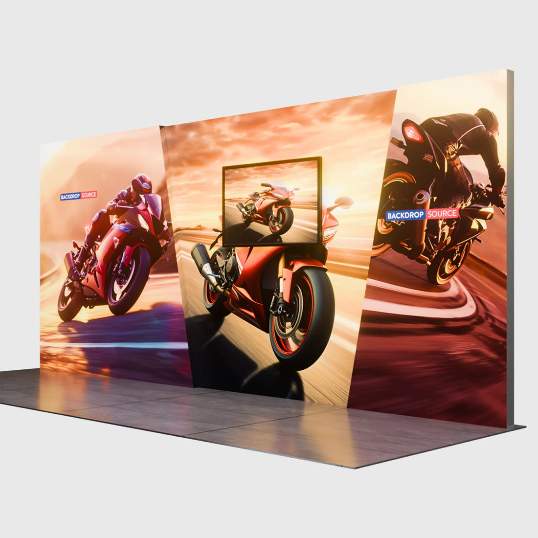 Illuminez votre exposition avec les panneaux SEG - 6 m x 3 m 