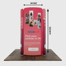 6.5x6.5 Magnetic Fabric Booth Wall with 4 Curved Panels