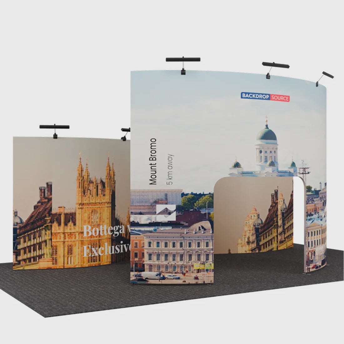 Présentoir portable 6,10 m x 3,05 m - Modèle 21 